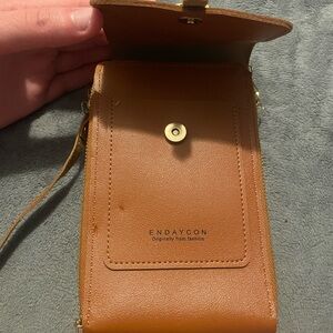 ENDAYCON Brown Crossbody Bag